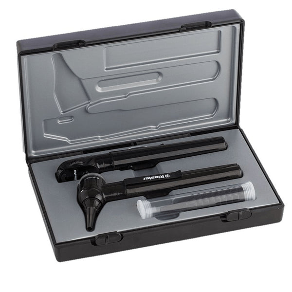 Trusa medicala pentru diagnostic E-scope FO LED, negru | medizone.ro